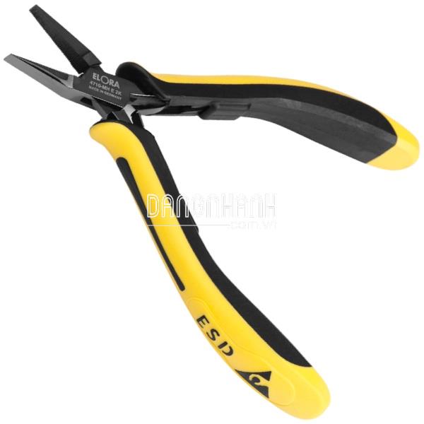 4710-MHE2K kềm đầu bằng có răng cưa, chống tĩnh điện ESD.