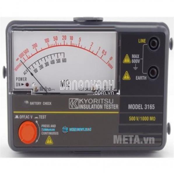 Đồng hồ đo điện trở cách điện Kyoritsu 3165