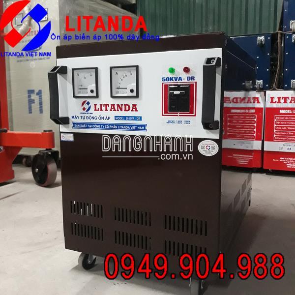 Ổn Áp Litanda 50KVA Dải 150V~250V Dây Đồng 100%