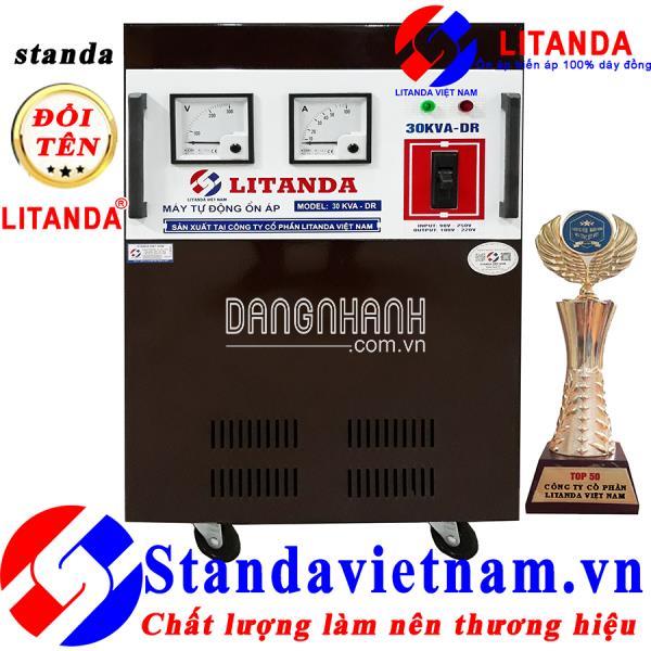 Ổn Áp Litanda 30KVA Dải 90V-250V Thế Hệ Mới 2020 Dây Đồng