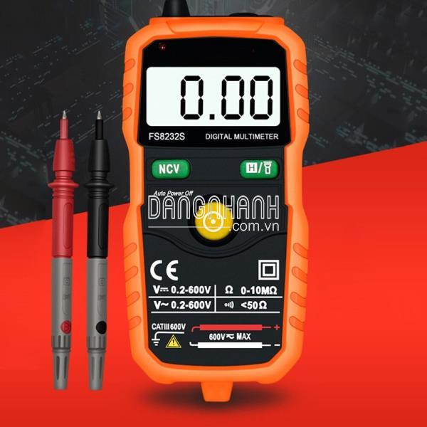 Đồng hồ vạn năng điện tử FS8232S đo tự động điện – điện trở – thử điện cảm ứng