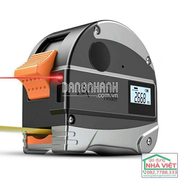 Thước cuộn laser 30m kết hợp 5m thước dây kéo JC30-5