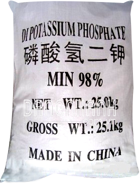 Potassium hydrophosphate K2HPO4 98%, Trung Quốc, 25kg/bao