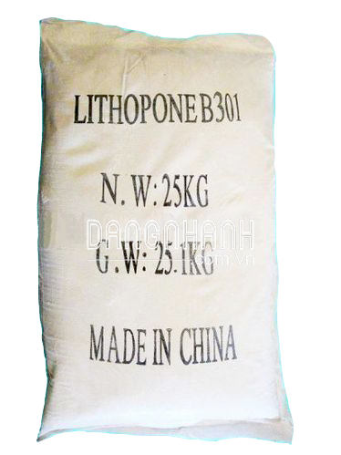 Zinc sulfide ZnS 30%, Trung Quốc, 25kg/bao