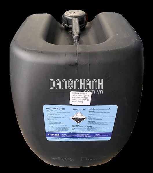 Acid sulfuric H2SO4 10% - 98%, Việt Nam, 45kg/can