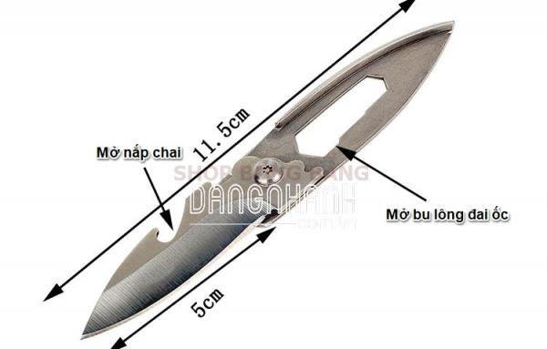 Dao gấp mini đa năng Stainless Steel