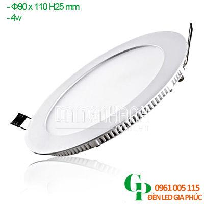 Đèn led panel âm trần siêu mỏng 4w tròn TLC