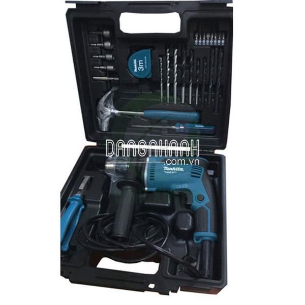 Máy khoan búa 13/13/18mm dùng điện 430W Makita M8103KX2B (26 cái phụ kiện)