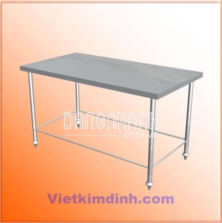  Bàn inox không kệ