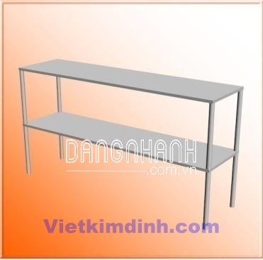 Kệ đôi trên bàn inox
