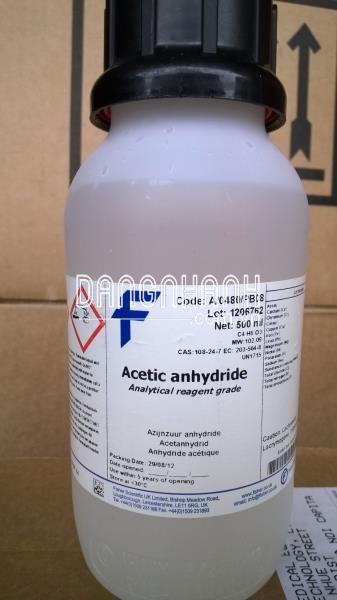 Acetic anhydride, for analysis. Fisher