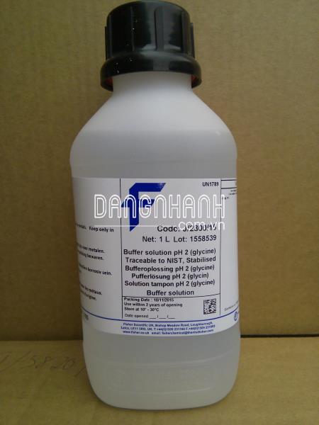 Buffer solution pH 2 (glycine), for pH measurement. Fisher