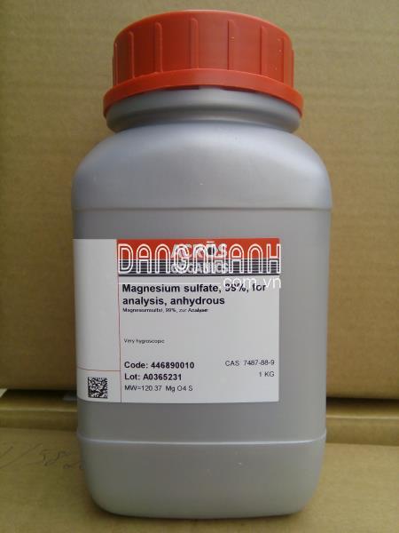 Magnesium sulfate, 99%, for analysis, anhydrous. Acros