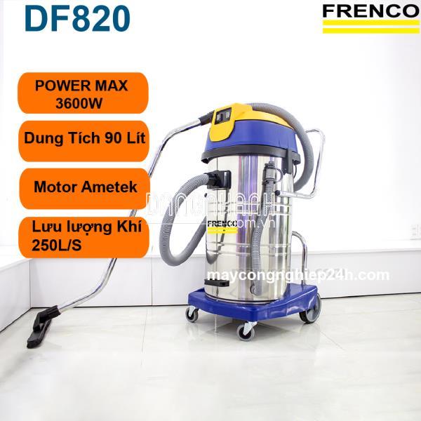 Máy hút bụi công suất lớn Frenco DF820