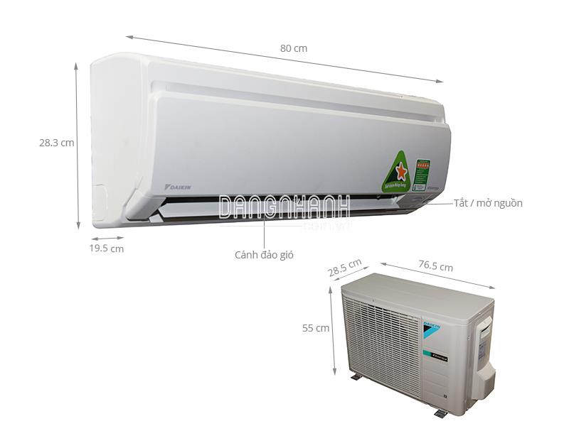 Máy lạnh Daikin Inverter 1.5 HP FTKS35GVMV