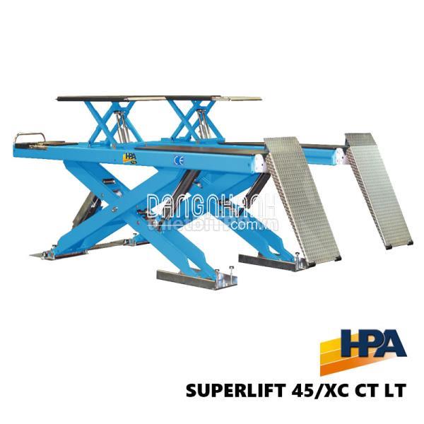 Cầu Nâng Kiểu Xếp Cân Chỉnh Thước Lái Độ Chụm Bánh Xe HPA Superlift 45/XC CT LT