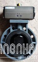 Van bướm nhựa điều khiển khí nén