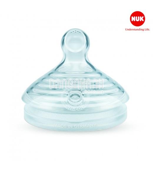 BỘ 2 NÚM TI NUK NATURE SENSE SILICONE S1 - M