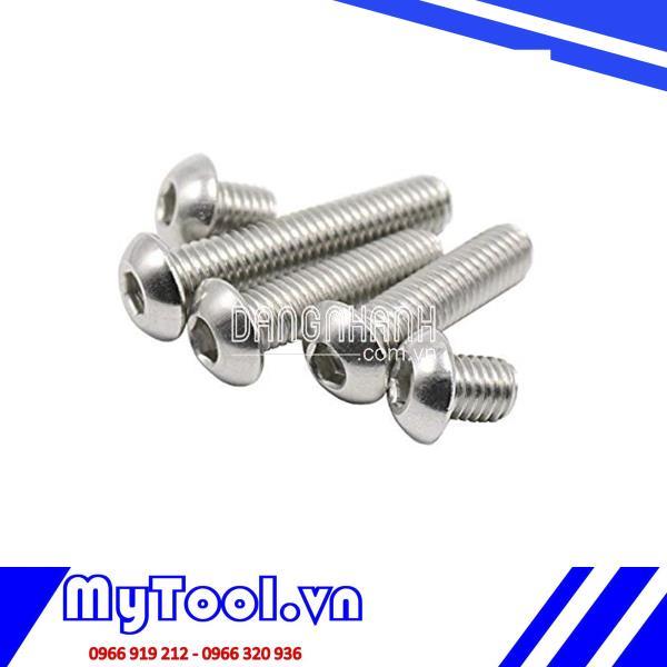 BU LÔNG LỤC GIÁC CHÌM ĐẦU CẦU INOX DIN 7380