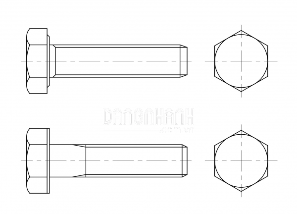 Bu lông cấp bền 4.8, 5.6
