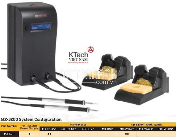 MÁY HÀN METCAL MX-5211 / SOLDERING STATION METCAL MX-5211 (XÁM, TRUNG QUỐC, NHỰA)