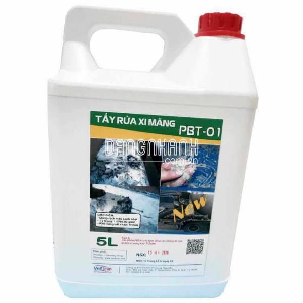 Chất tẩy xi măng PBT-01 Can 5L