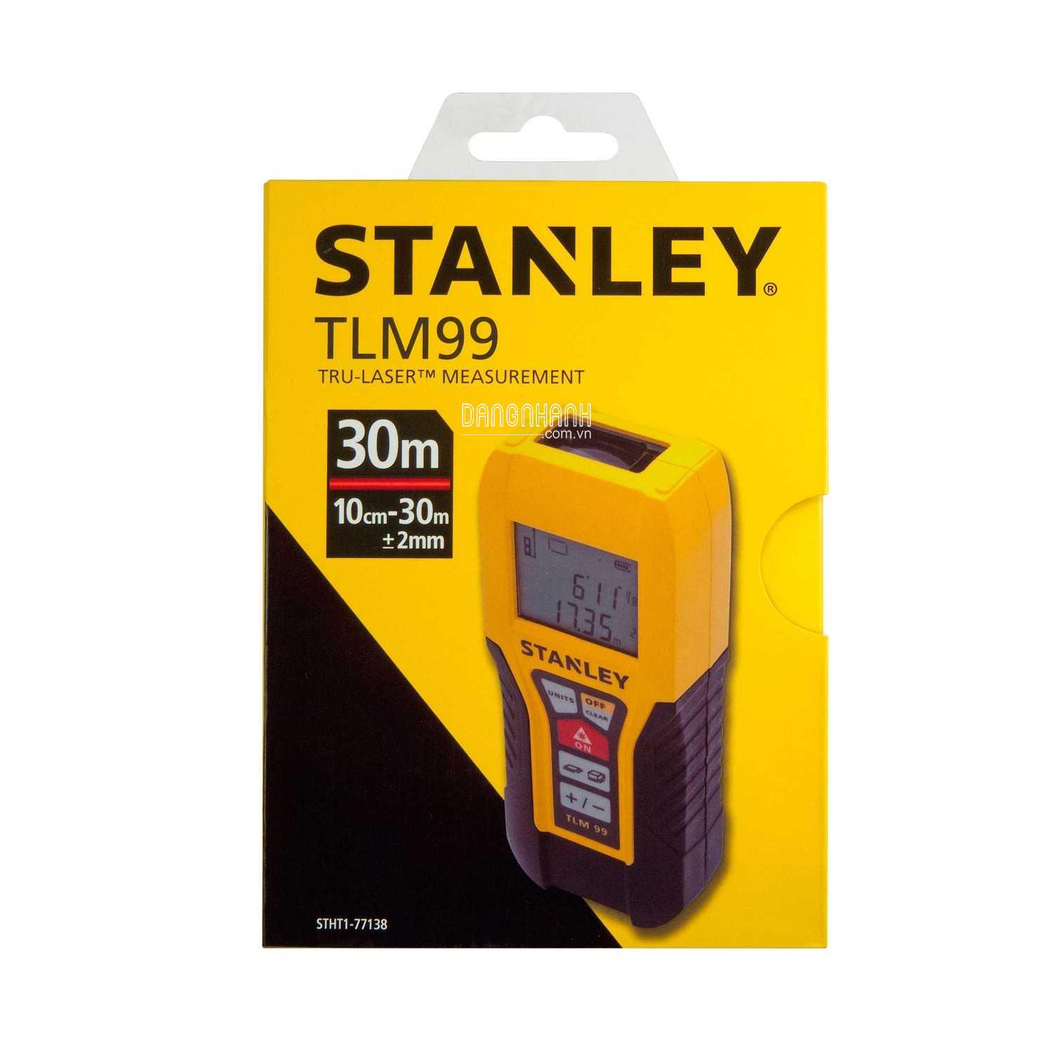 Máy đo khoảng cách tia laser 30m TLM99 Stanley STHT1- 77138