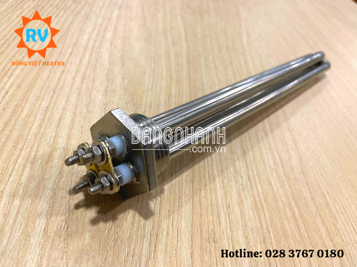 Điện Trở Đun Nước Đầu Ren M34x2U300 / 220V 3000W