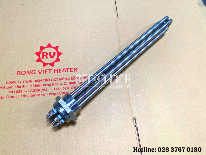 Điện Trở Đun Nước Đầu M49*U350 / 220V - 3000W 
