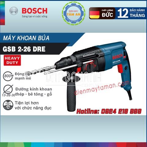 Máy khoan búa Bosch GBH 2-26 DRE