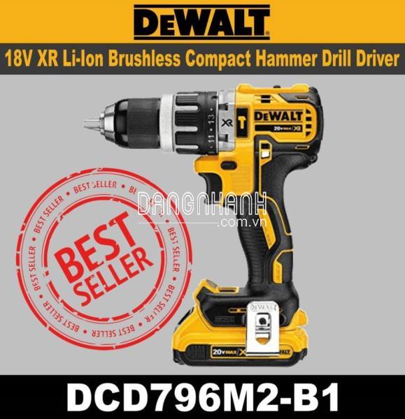 Máy khoan vặn vít động lực pin DCD 796M2-B1