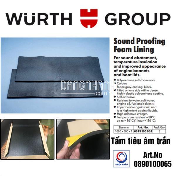 Tấm tiêu âm trần ô tô xe hơi Polyurethane Wurth 