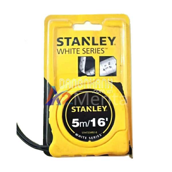 Thước cuốn thép 2 mặt (màu trắng) 5mx19mm Stanley STHT33492-8