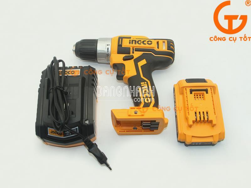 MÁY KHOAN DÙNG PIN 45NM INGCO CDLI20021 KÈM PIN 20V