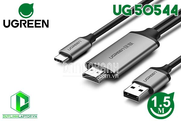 Cáp chuyển USB Type C to HDMI dài 1,5m hỗ trợ 4K2K@60Hz Ugreen 50544
