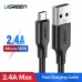 Cáp USB 2.0 to Micro USB, Dài 1.5m, Đen - UGREEN 60137