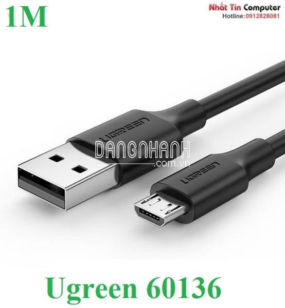 Cáp sạc micro USB dài 1m chính hãng Ugreen 60136 cao cấp