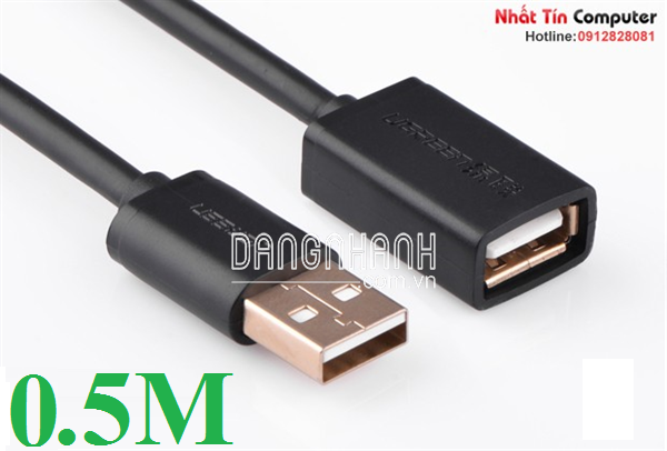 Cáp USB 2.0 nối dài 1m chính hãng Ugreen UG-10314 cao cấp