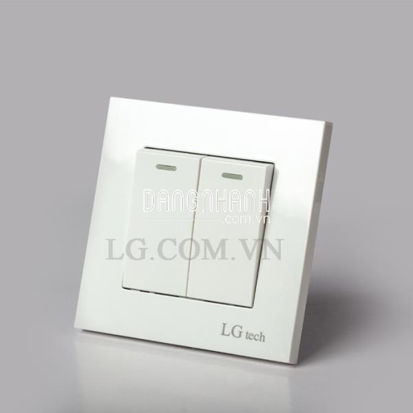Công tắc LGTECH 2 nút - âm tường