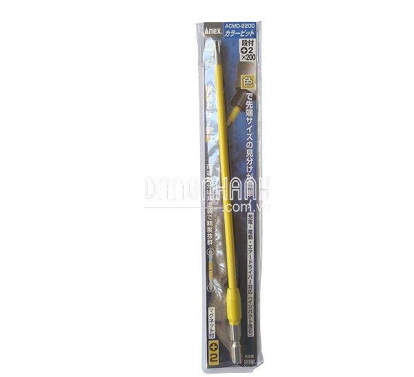 Vỉ 1 mũi vít +2x200mm ANEX ACMD-2200
