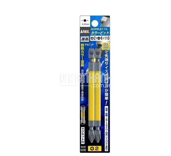 Vỉ 5 mũi vít hoa thị dài 150mm ANEX ACTX5-150L
