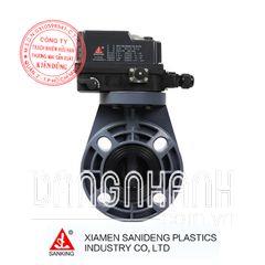 XIAMEN SANKING ELECTRIC ACTUATED BUTTERFLY VALVE