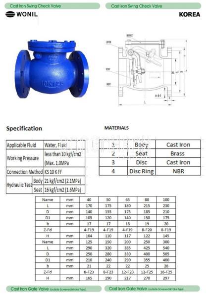 Rọ Bơm mặt bích Jis 10K