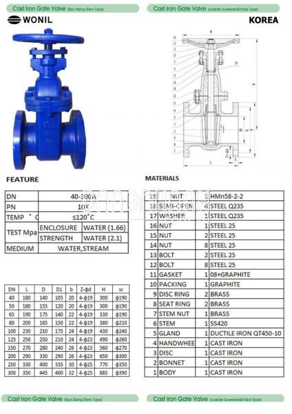 Van Cổng Ti Chìm JIS 10K