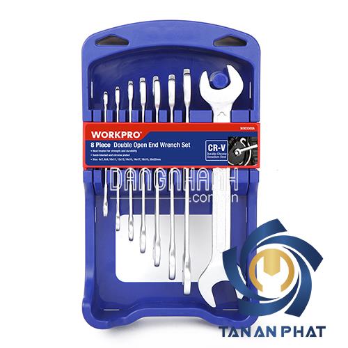 Bộ cờ lê 2 đầu mở WORKPRO W003300, 8 chi tiết