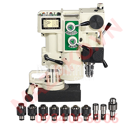 Máy khoan từ và taro tự động Đài Loan, Khoan Ø6-32mm, Taro Ø10-30mm