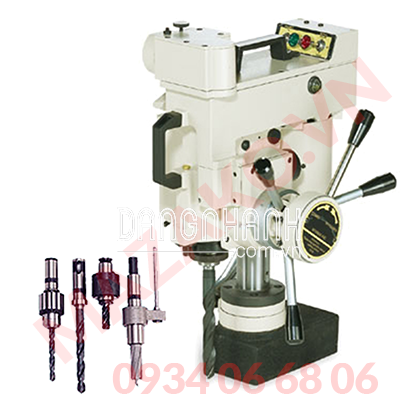 Máy khoan từ và taro tự động Đài Loan, Khoan Ø3-25mm, Taro Ø10-22mm