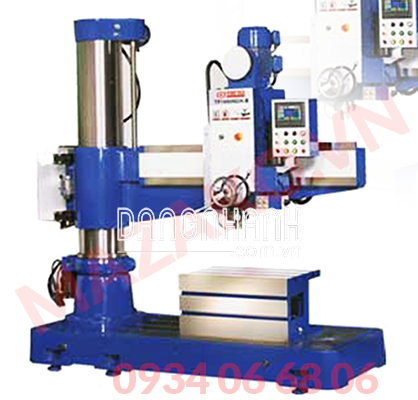Máy khoan cần Đài Loan, Khoan thép Ø55mm, Taro Ø50mm, Doa Ø126mm