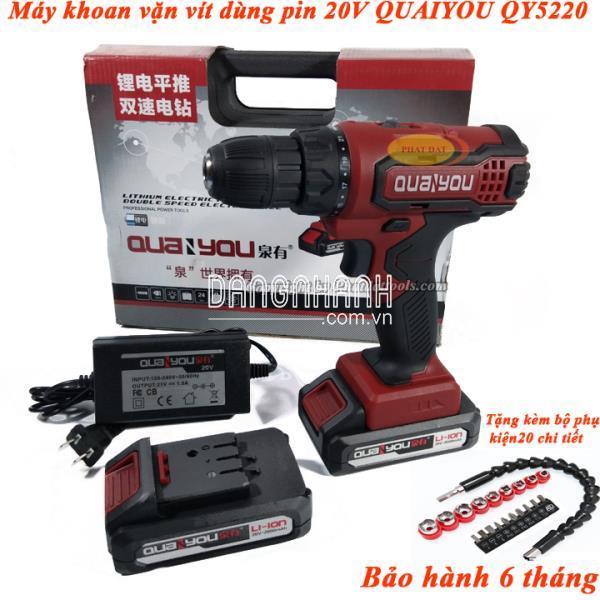 Máy Khoan Vặn Vít Dùng Pin QUAIYOU QY5220