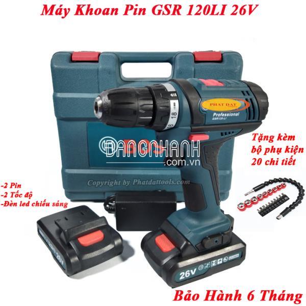 Máy khoan vặn vít dùng pin Bosch GSR 120-LI 26V